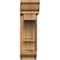 Ekena Millwork Balboa Traditional Rough Sawn Bracket w/ Offset Brace, Western Red Cedar, 6"W x 20"D x 20"H BKT0604X20X20BOA01RWR - alternate 3